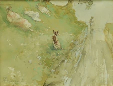 Pompeo Mariani — Studio per figure e animali